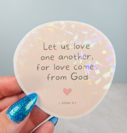 Love One Another Sticker