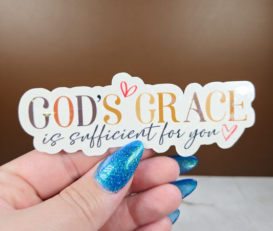 God's Grace Sticker