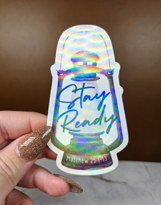 Stay Ready Lantern Sticker