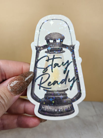 Stay Ready Lantern Sticker