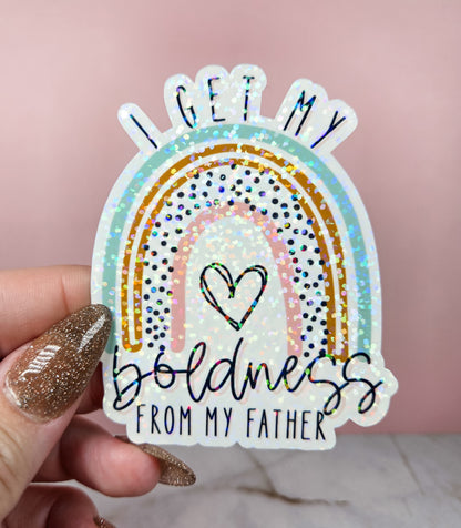Boldness Rainbow Sticker