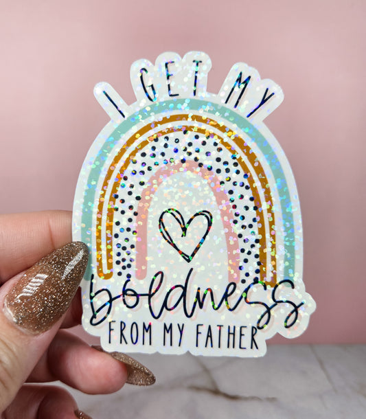 Boldness Rainbow Sticker