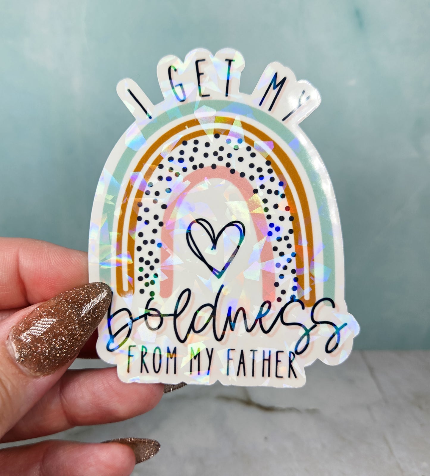 Boldness Rainbow Sticker