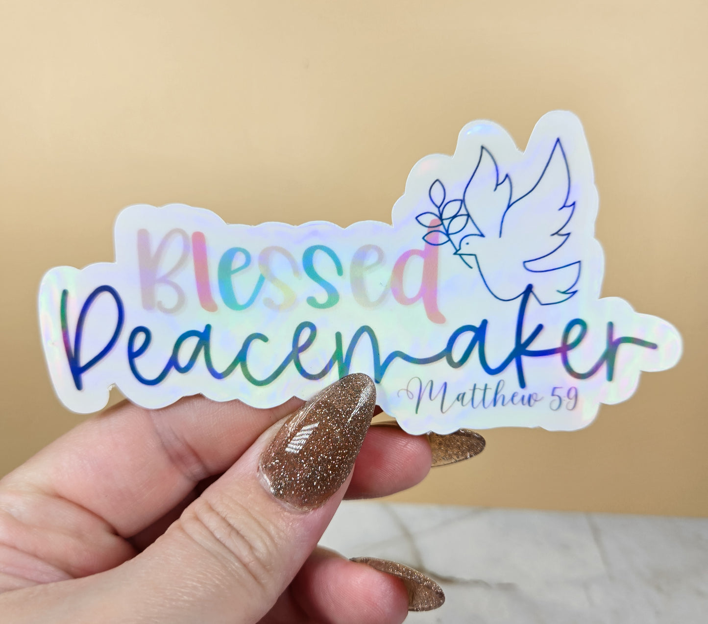 Blessed Peacemaker Sticker