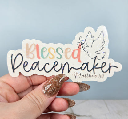 Blessed Peacemaker Sticker