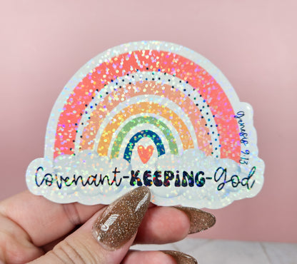 Covenant Keeping God Rainbow Sticker