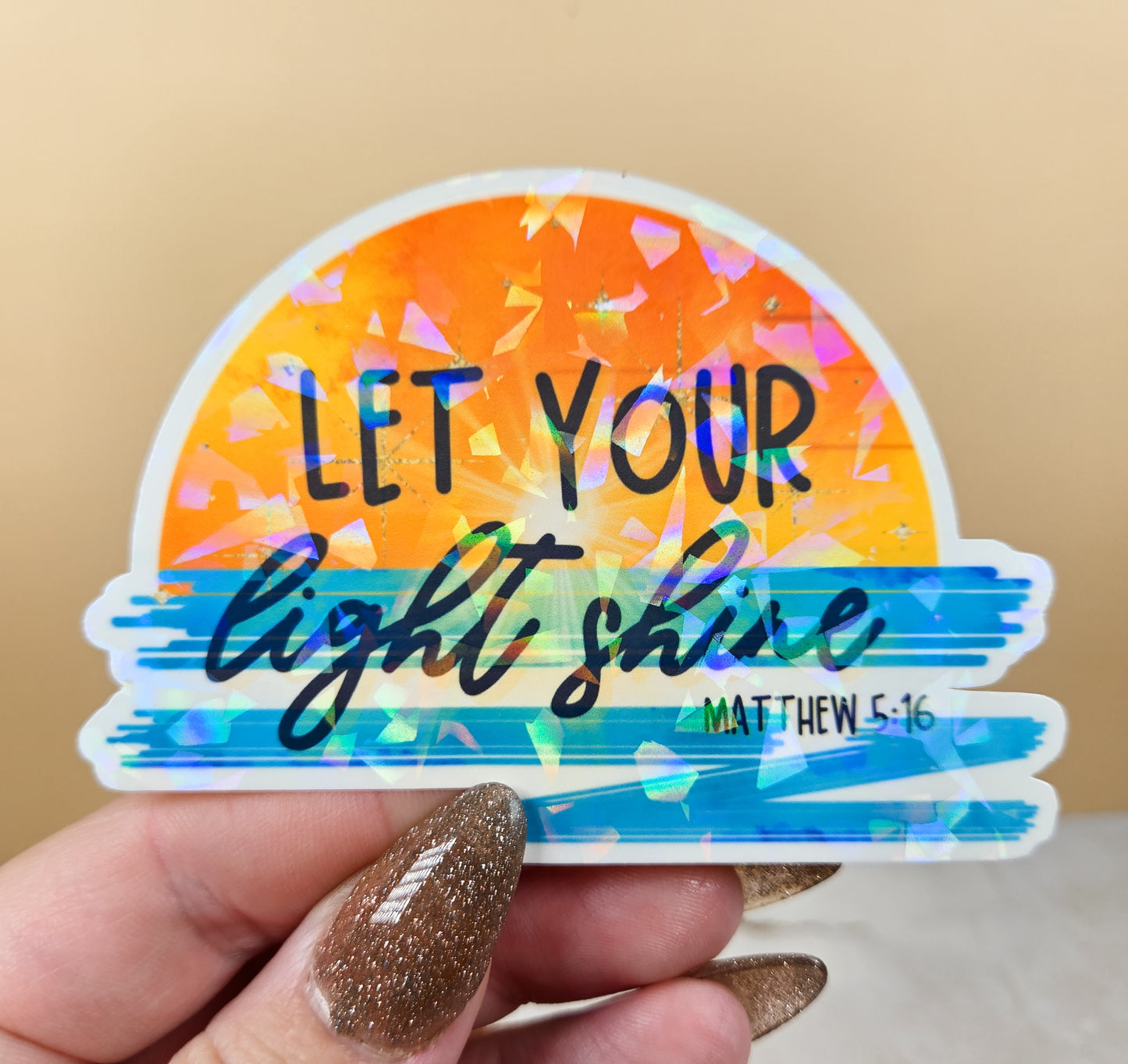 Let Your Light Shine Sticker