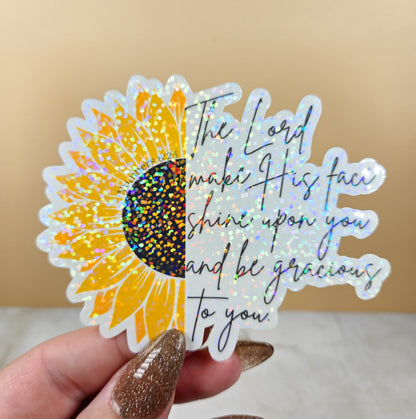 The Blessing Sunflower Sticker