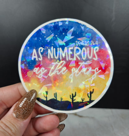As Numerous as the Stars Sticker