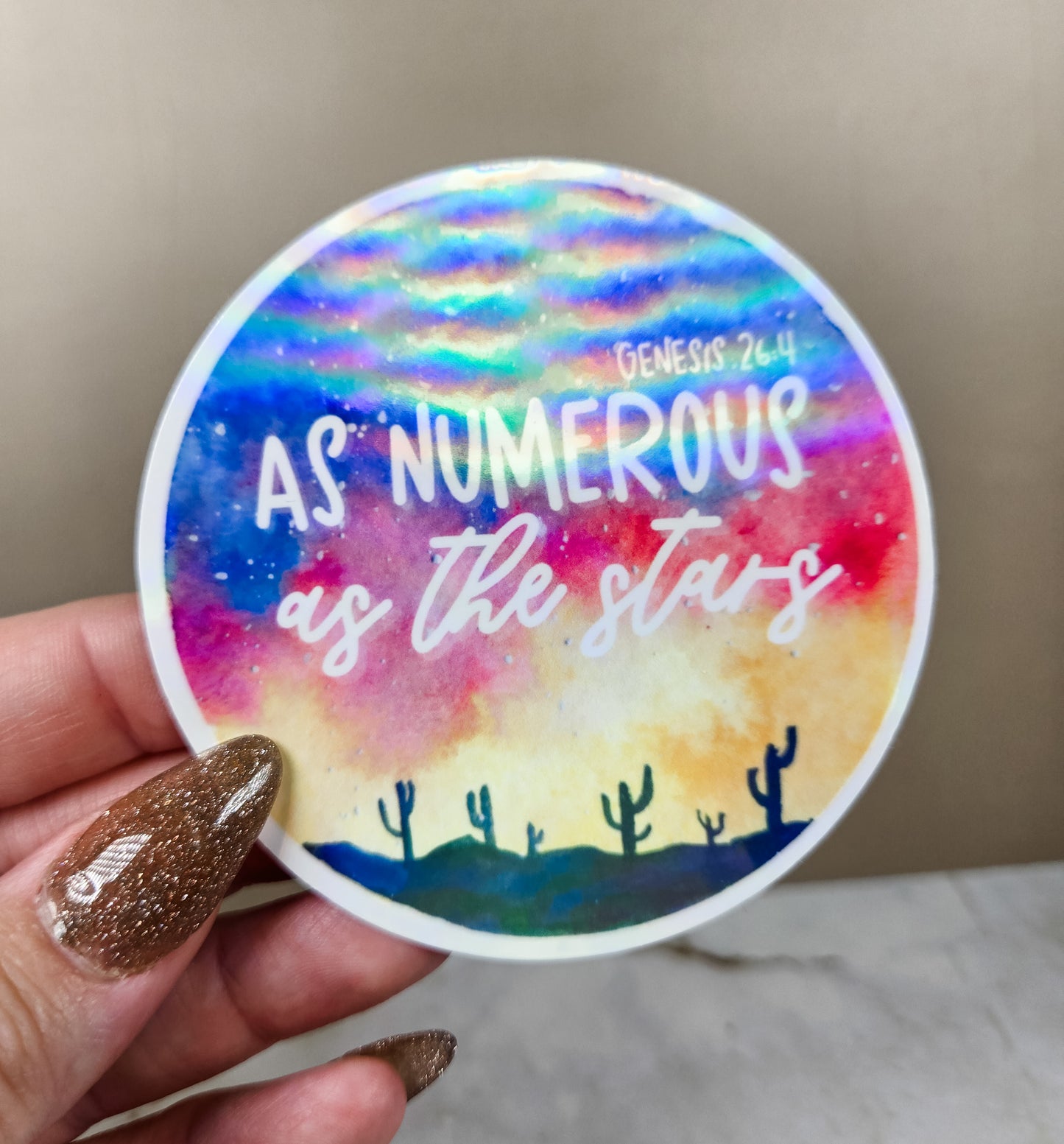 As Numerous as the Stars Sticker