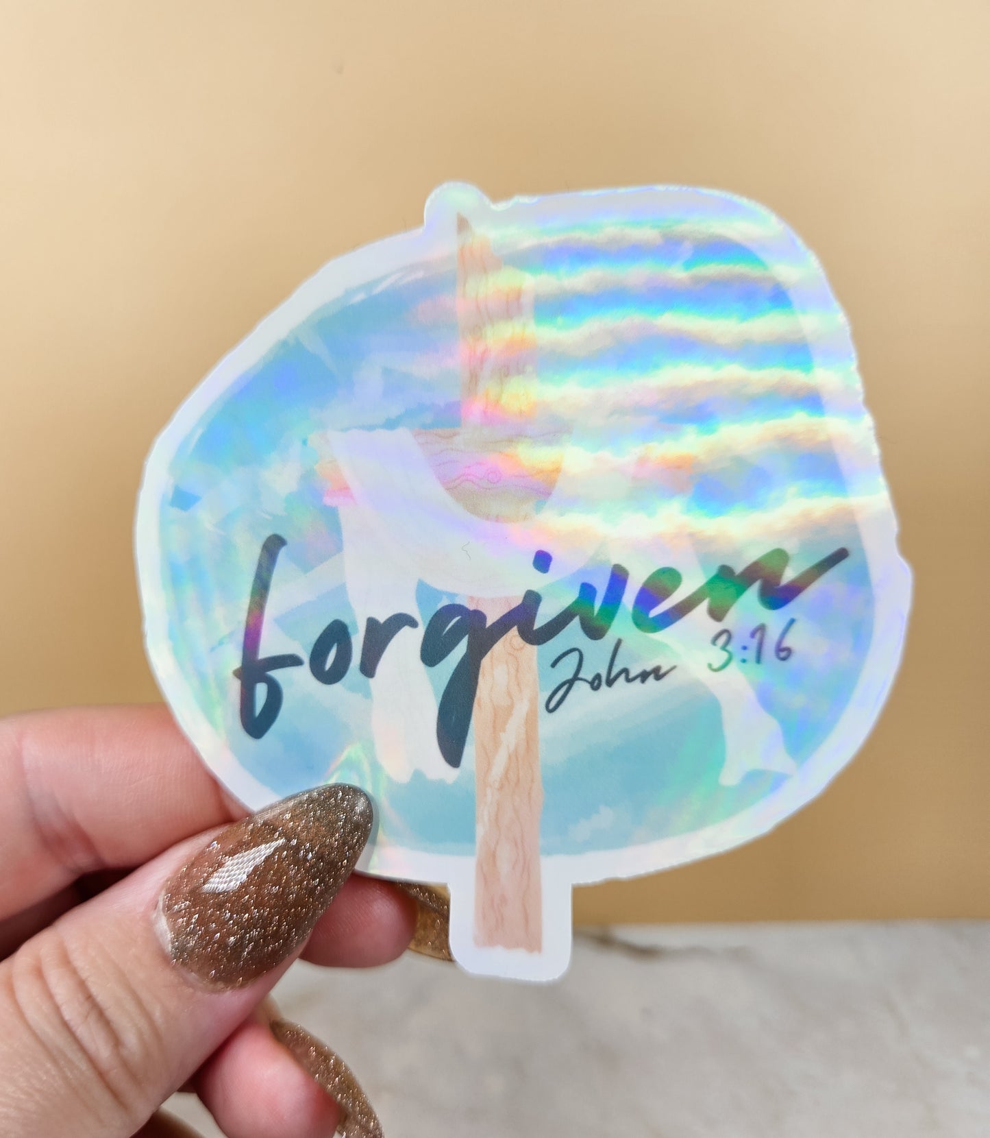 Forgiven Sticker