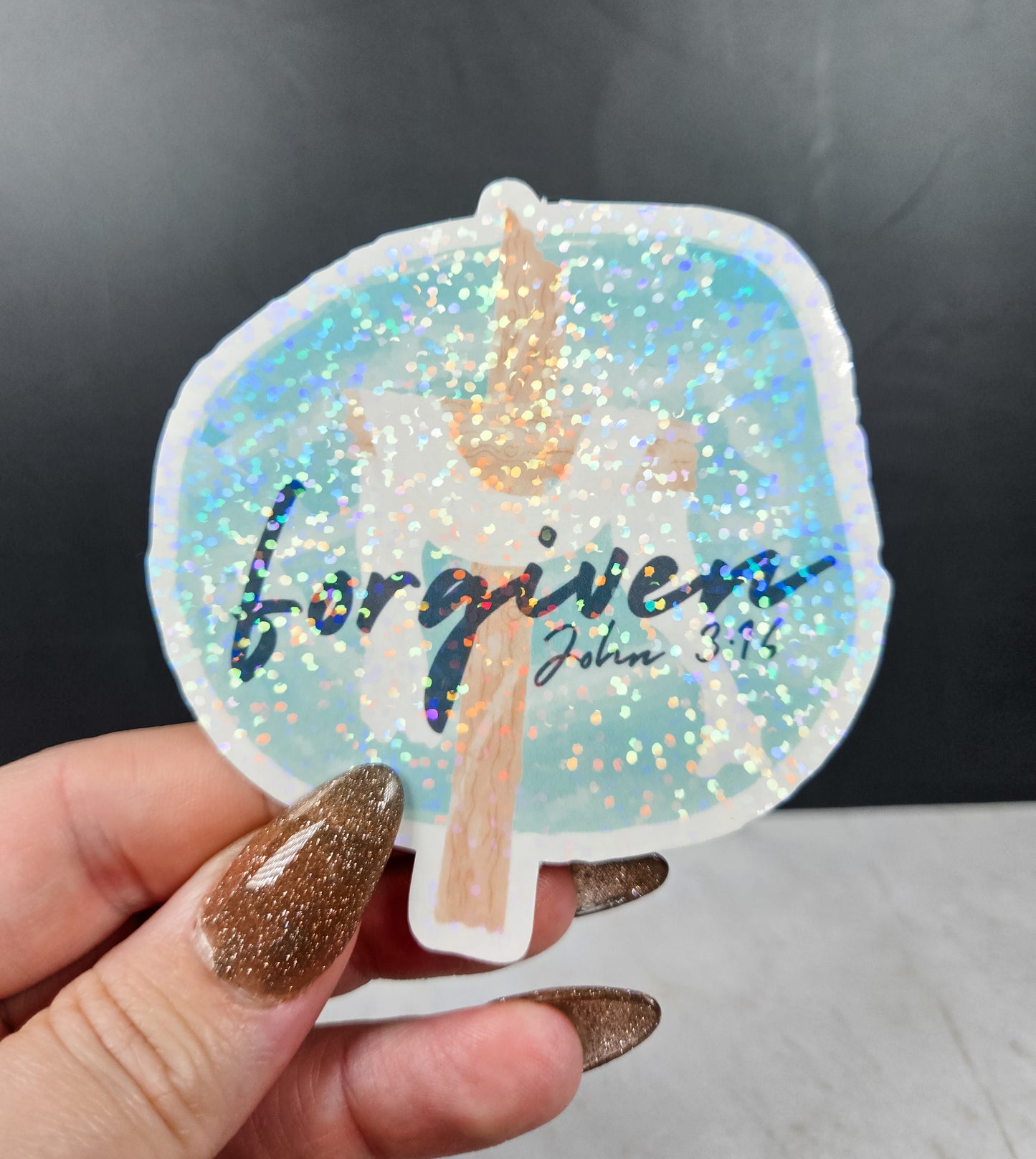 Forgiven Sticker