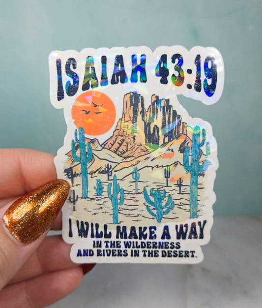God Will Make A Way Sticker