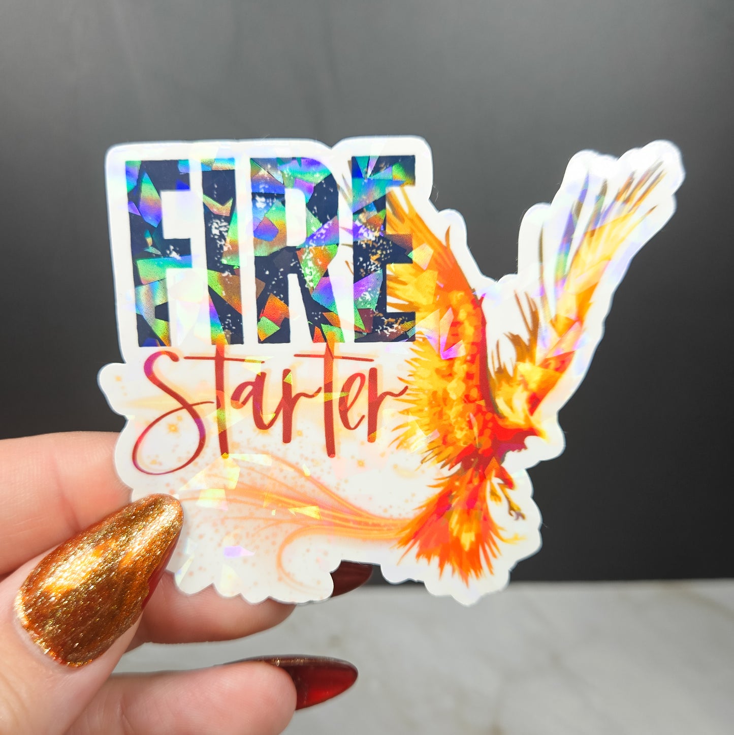 Fire Sticker Phoenix Sticker