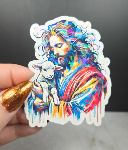 Jesus & The Lamb Sticker