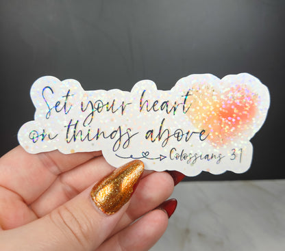 Set Your Heart Sticker