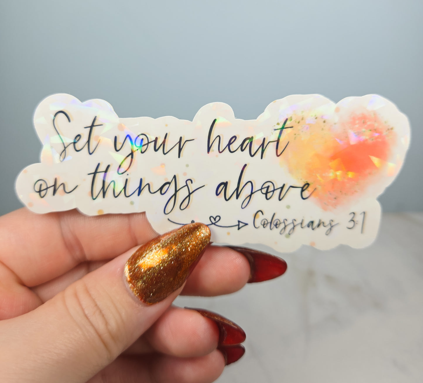 Set Your Heart Sticker