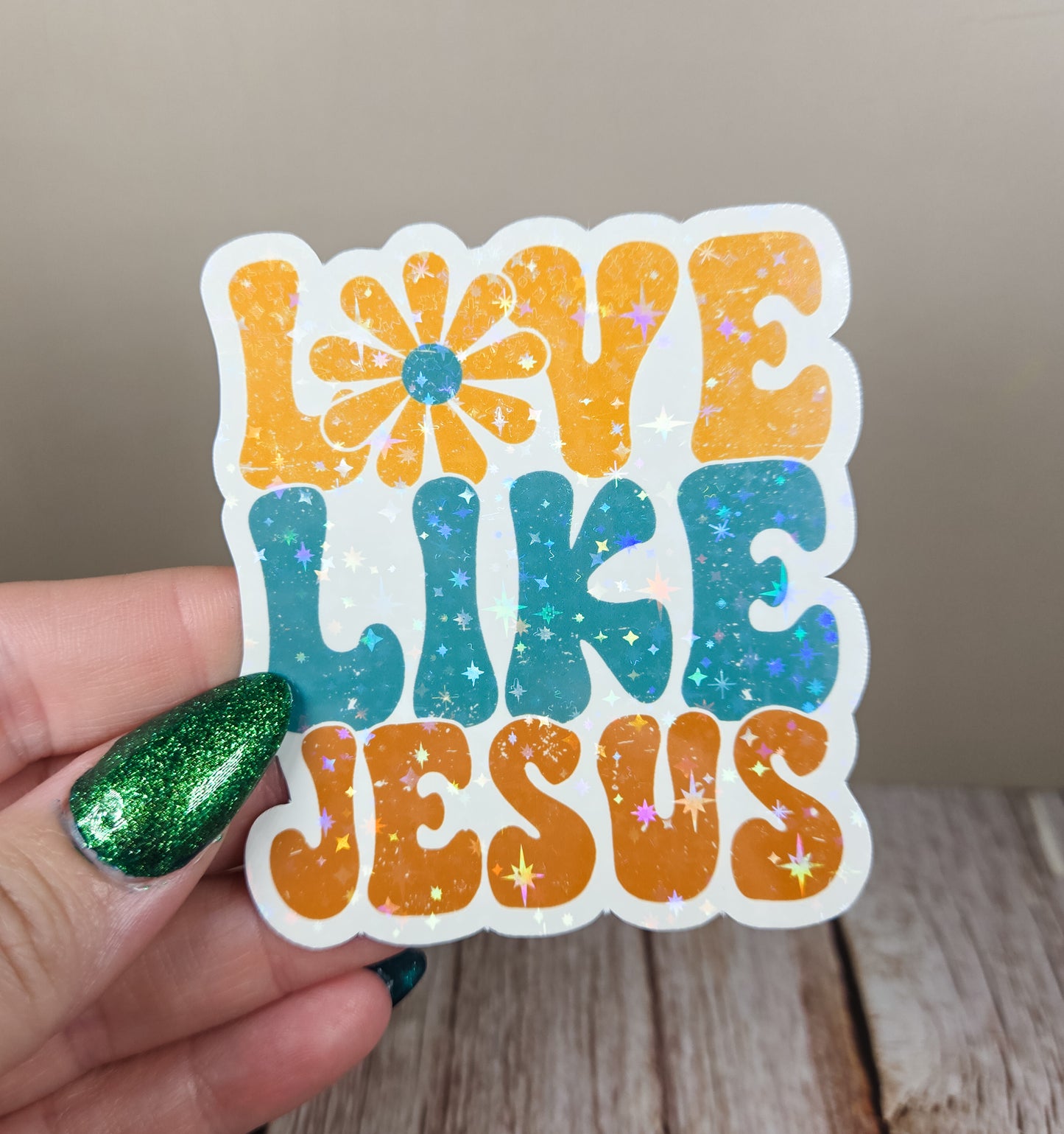 Love like Jesus Fall Sticker