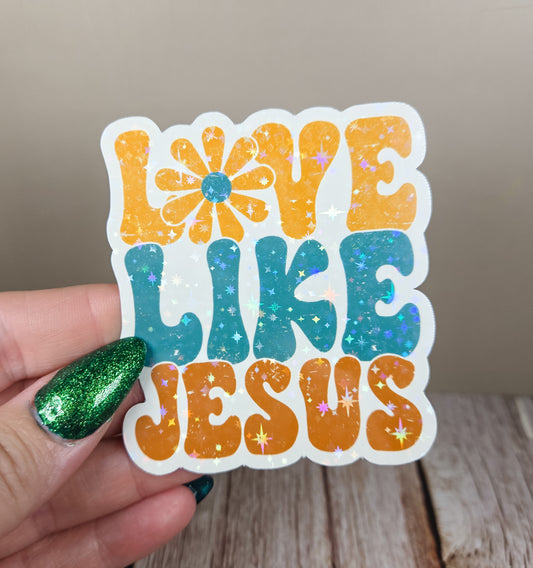Love like Jesus Fall Sticker