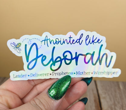 Anointed like Deborah Bee Sticker