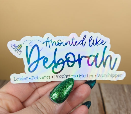 Anointed like Deborah Bee Sticker