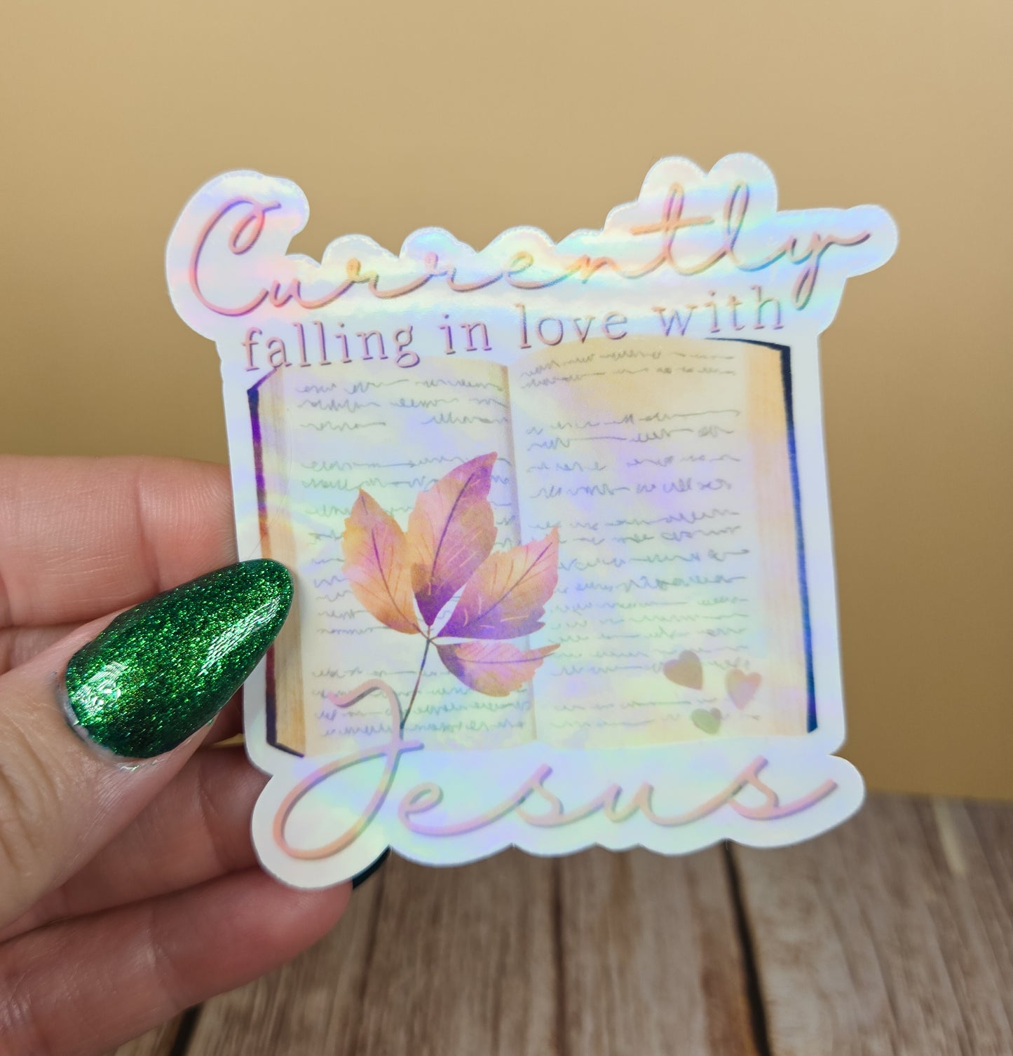 Fallling in Love with Jesus Sticker