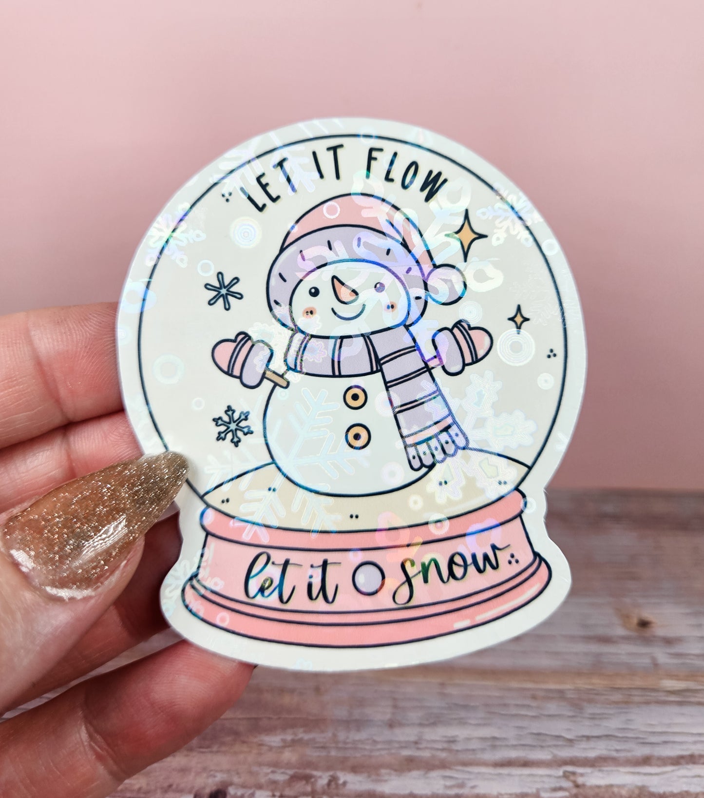 Let it Flow Let it Snow Sticker