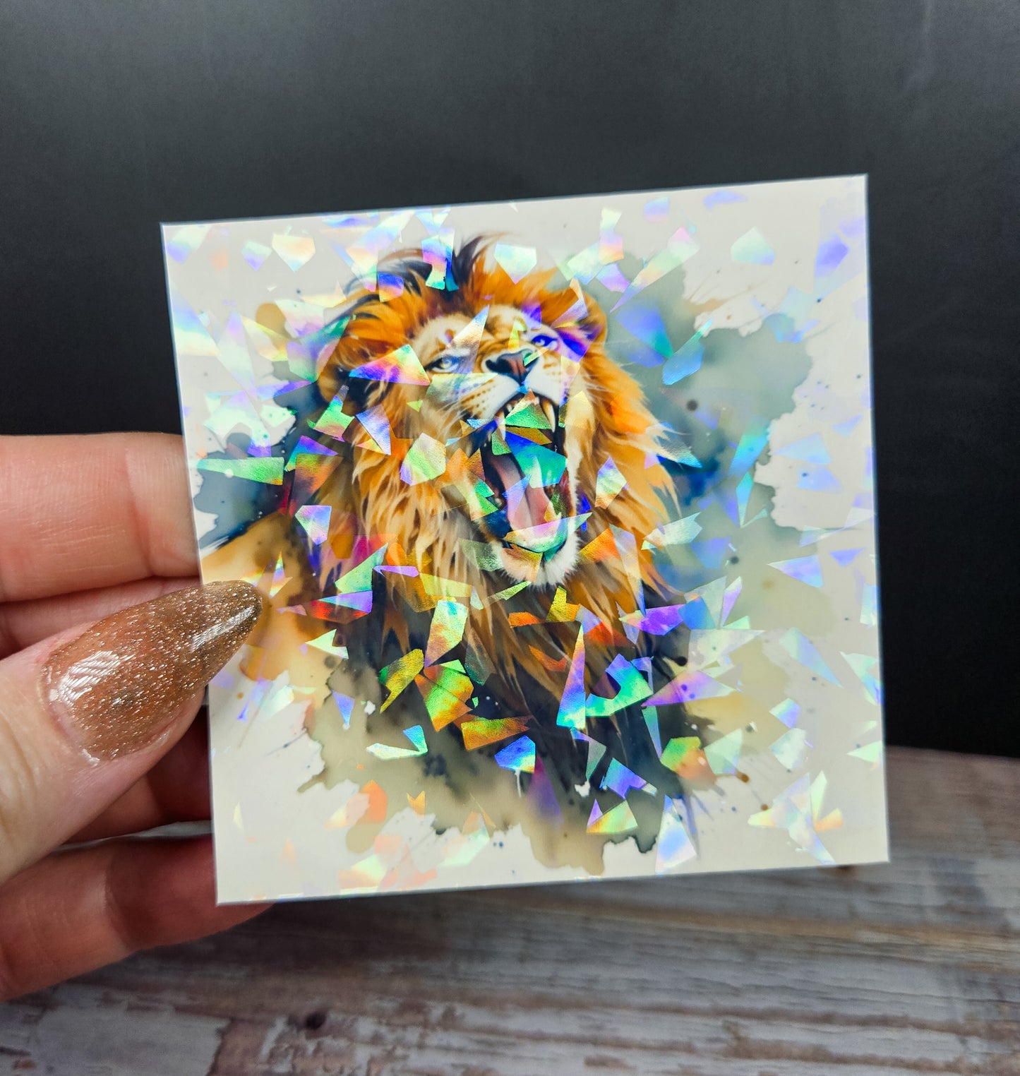 Lion of Judah Roaring Sticker