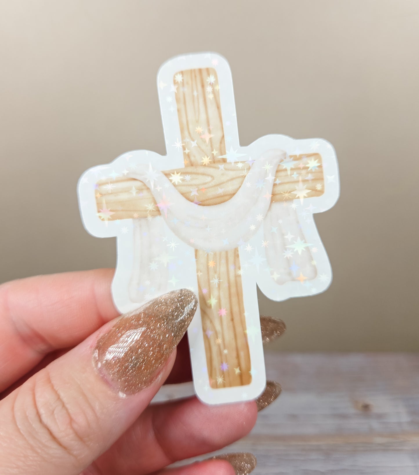 Cross Sticker