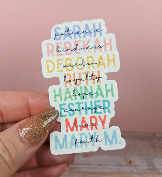 Women of the Bible Sticker