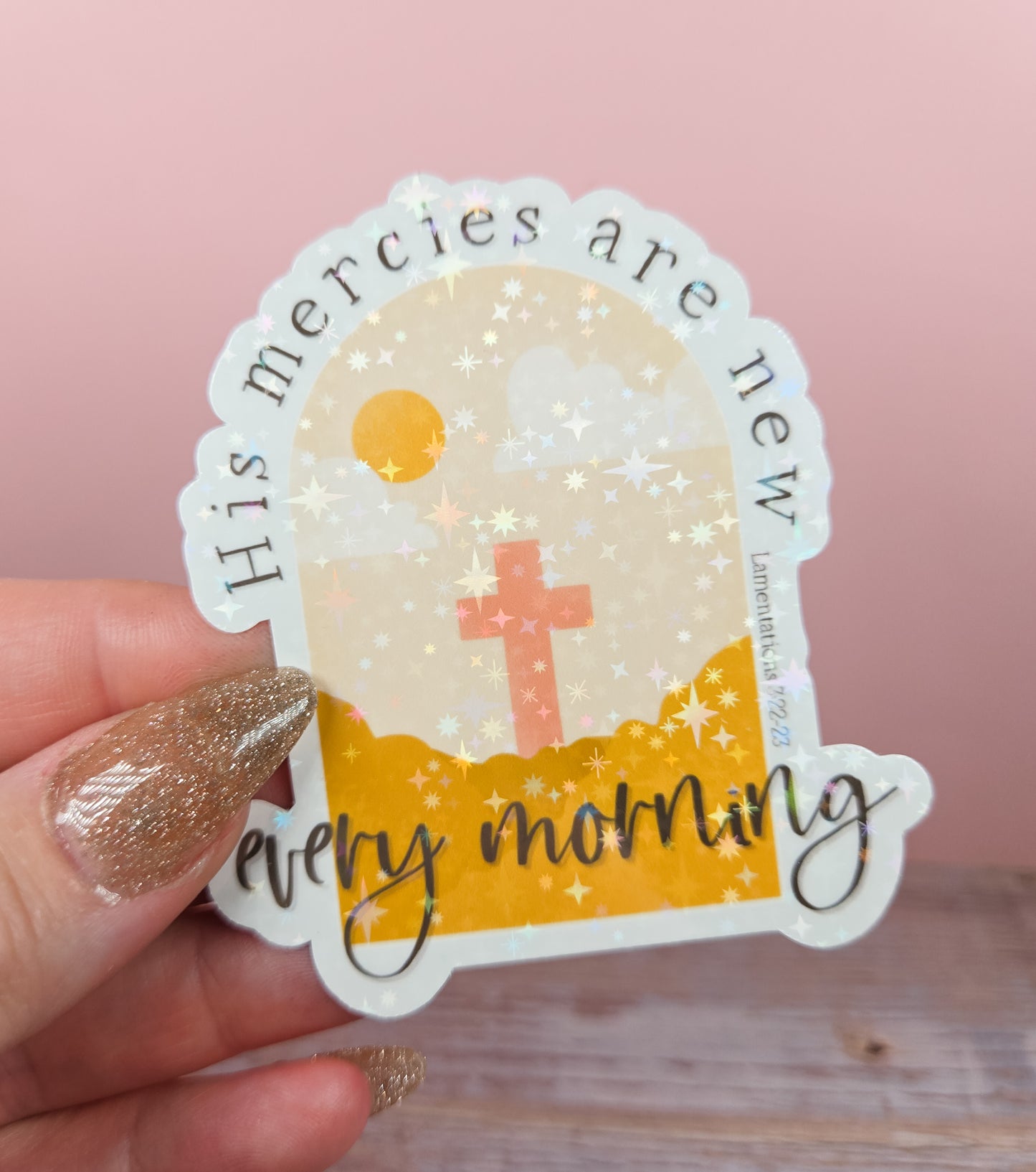 His Mercies Are New Every Morning Sticker