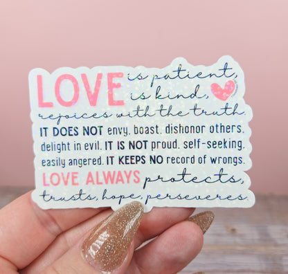 Love Defined Sticker
