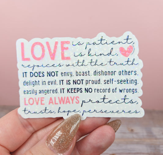 Love Defined Sticker