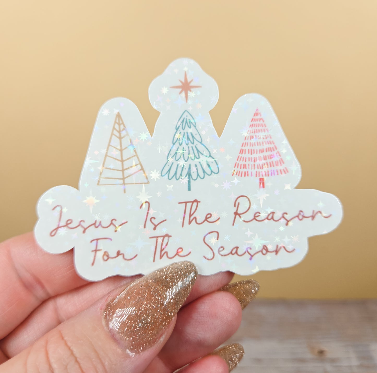 Jesus is the Reason for the Season Trees Sticker (Copy)