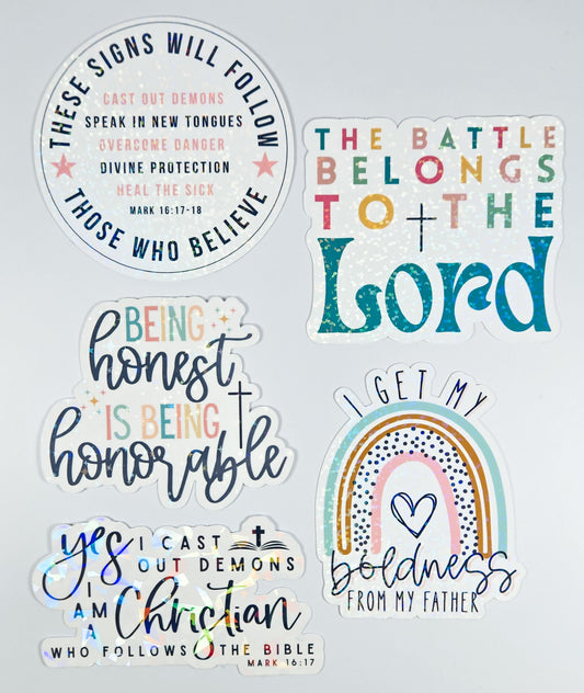 $5 Bundle 5pk Stickers #38