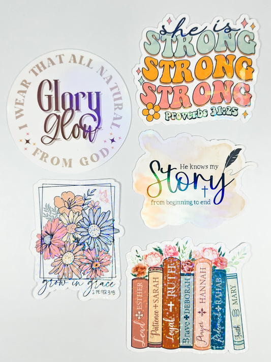 $5 Bundle 5pk Stickers #43