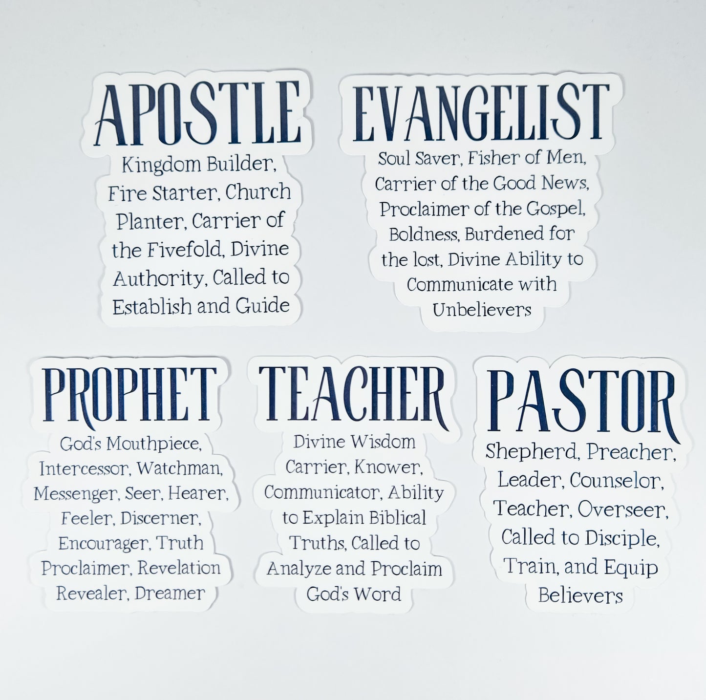 $5 Bundle 5pk Stickers #51