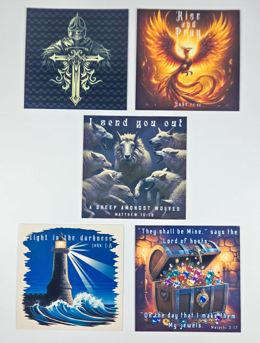 $5 Bundle 5pk Stickers #53