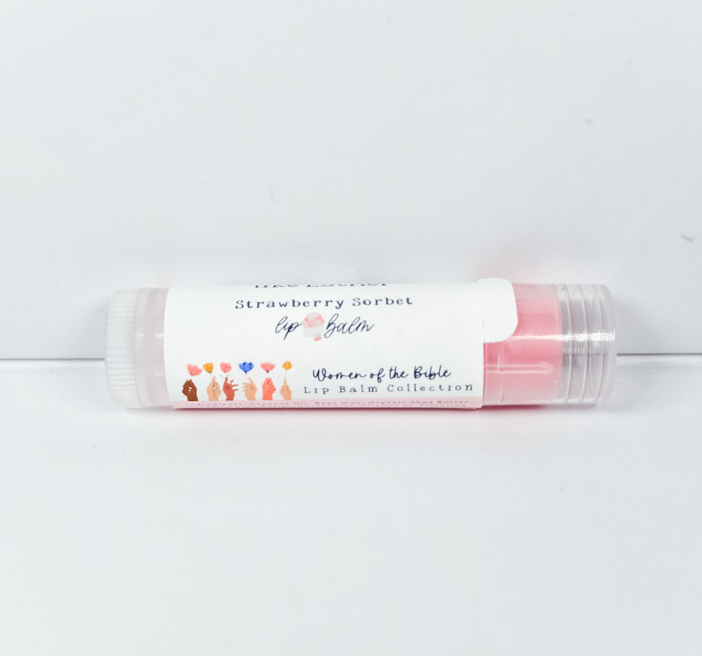 Grow in Courage like Esther Strawberry Sorbet Lip Balm