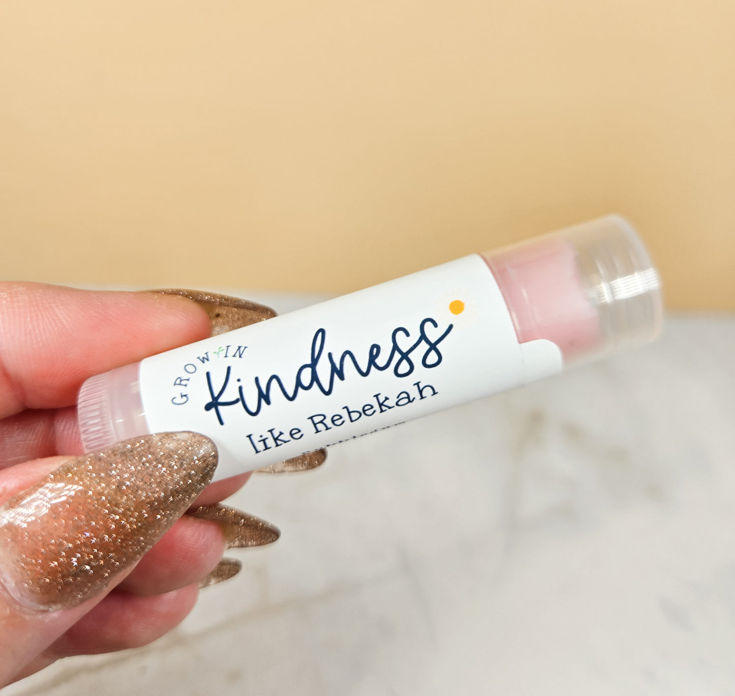 Grow in Kindness like Rebekah Bubblegum Lip Balm