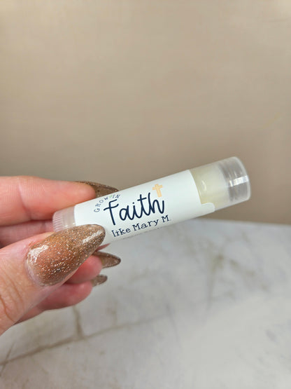 Grow in Faith like Mary M Creme Brulee Lip Balm