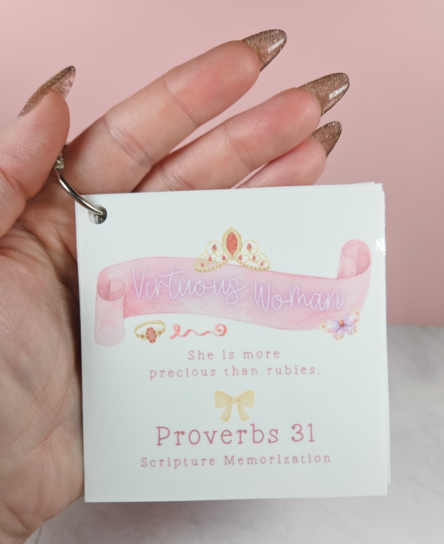 Proverbs 31 Virtuous Woman Scripture Memorization Cards