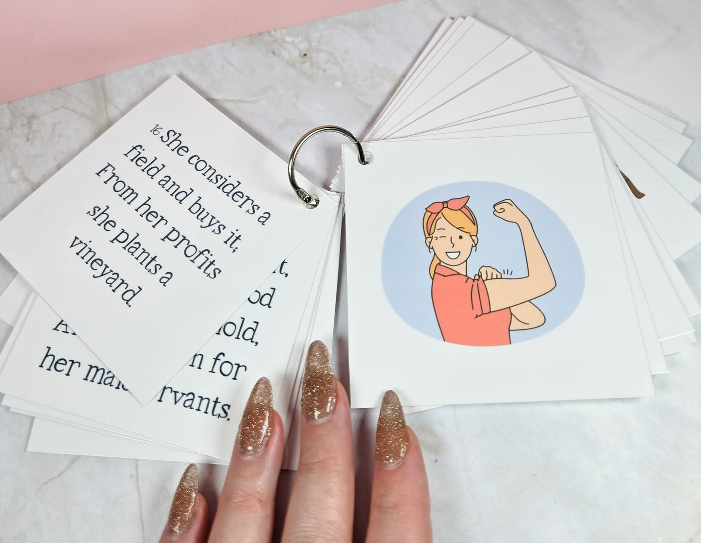 Proverbs 31 Virtuous Woman Scripture Memorization Cards