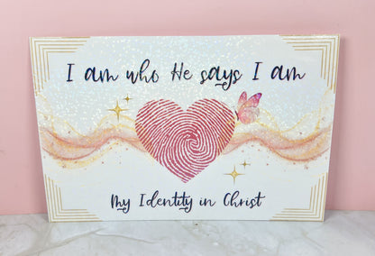 My Identity in Christ Declare Card