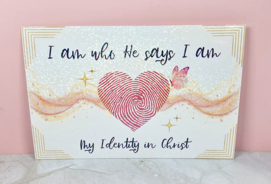 My Identity in Christ Declare Card