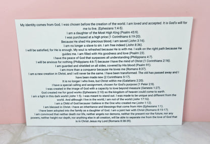 My Identity in Christ Declare Card