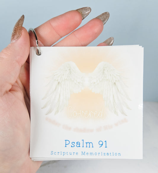 Psalm 91 Covered Scripture Memorization Cards