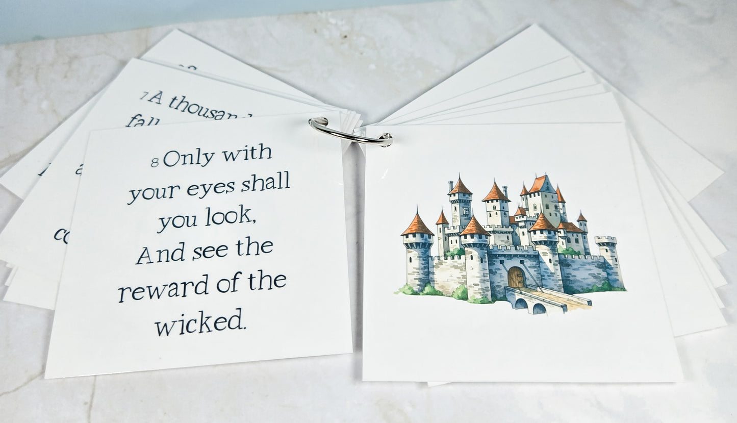 Psalm 91 Covered Scripture Memorization Cards