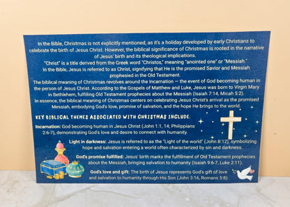 The Biblical Meaning of Christmas Declare Card