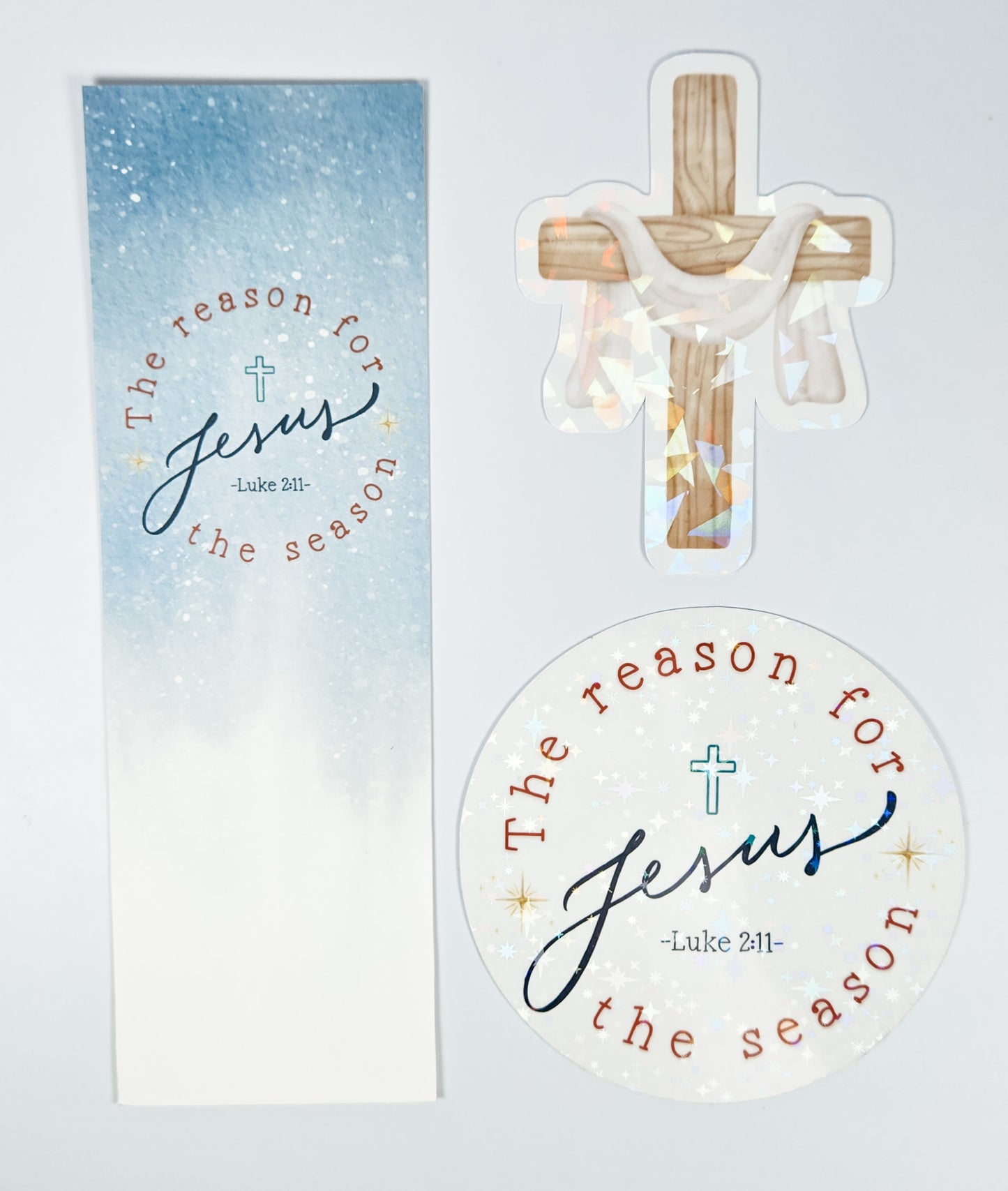 $5 Bundle Bookmark + 2pk Stickers #62